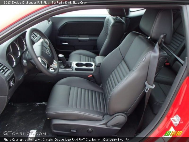 TorRed / Dark Slate Gray 2013 Dodge Challenger R/T Plus