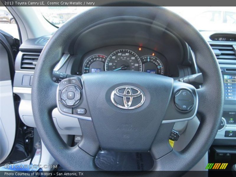 Cosmic Gray Metallic / Ivory 2013 Toyota Camry LE
