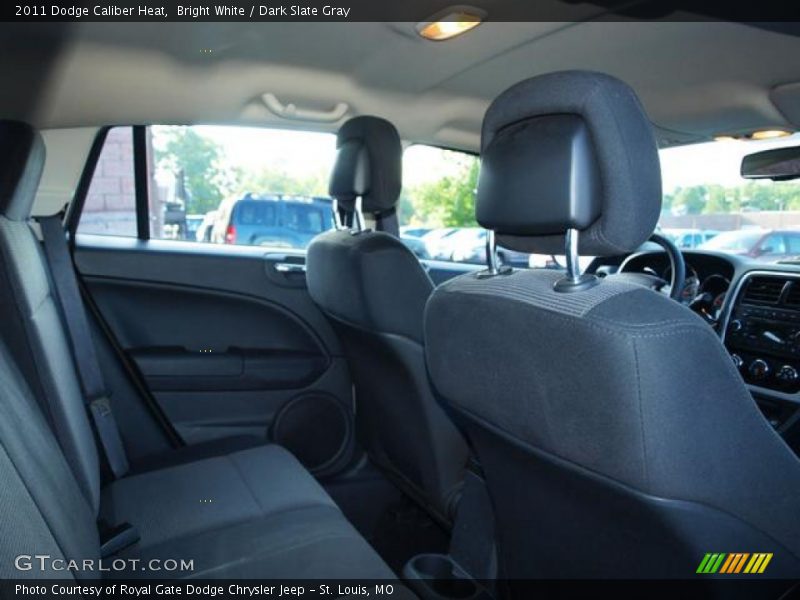 Bright White / Dark Slate Gray 2011 Dodge Caliber Heat