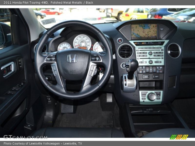 Polished Metal Metallic / Black 2011 Honda Pilot Touring 4WD