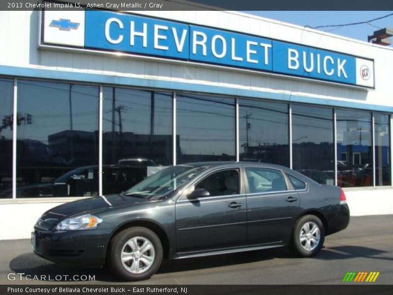 Ashen Gray Metallic / Gray 2013 Chevrolet Impala LS