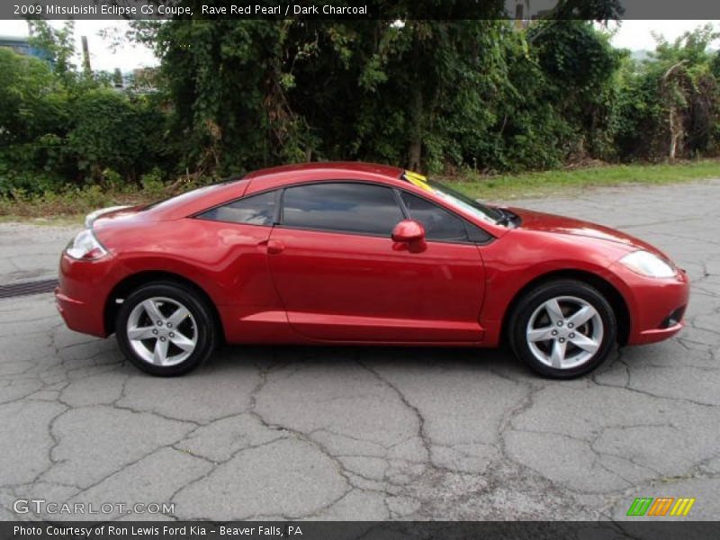 Rave Red Pearl / Dark Charcoal 2009 Mitsubishi Eclipse GS Coupe