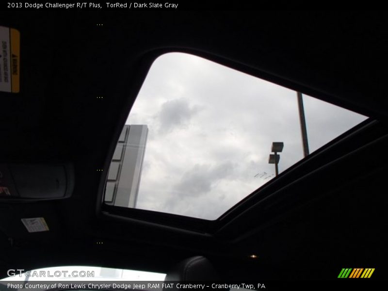 TorRed / Dark Slate Gray 2013 Dodge Challenger R/T Plus