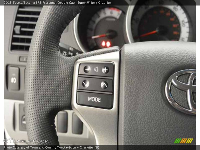Super White / Graphite 2013 Toyota Tacoma SR5 Prerunner Double Cab
