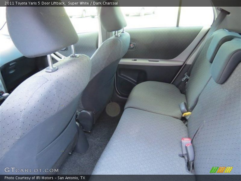 Super White / Dark Charcoal 2011 Toyota Yaris 5 Door Liftback
