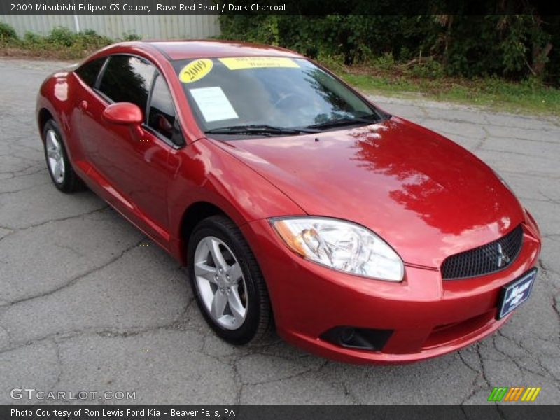 Rave Red Pearl / Dark Charcoal 2009 Mitsubishi Eclipse GS Coupe