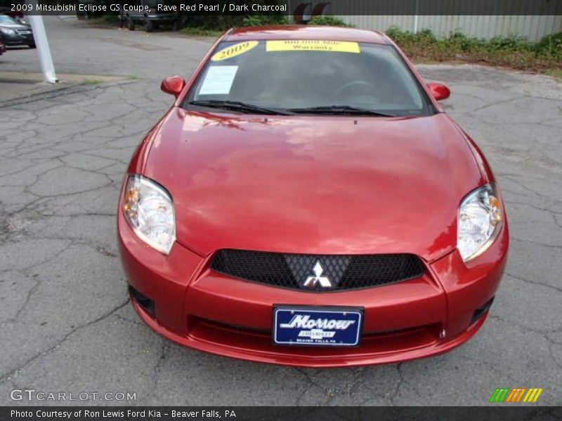 Rave Red Pearl / Dark Charcoal 2009 Mitsubishi Eclipse GS Coupe