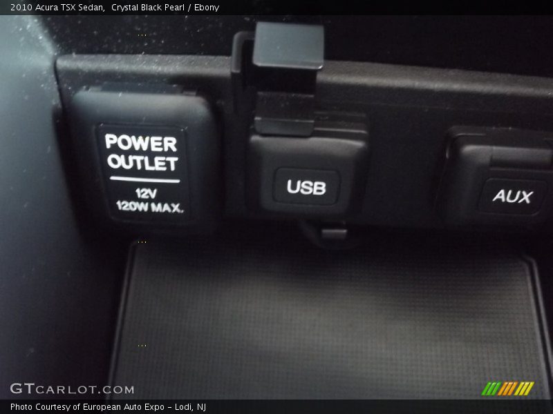 Crystal Black Pearl / Ebony 2010 Acura TSX Sedan