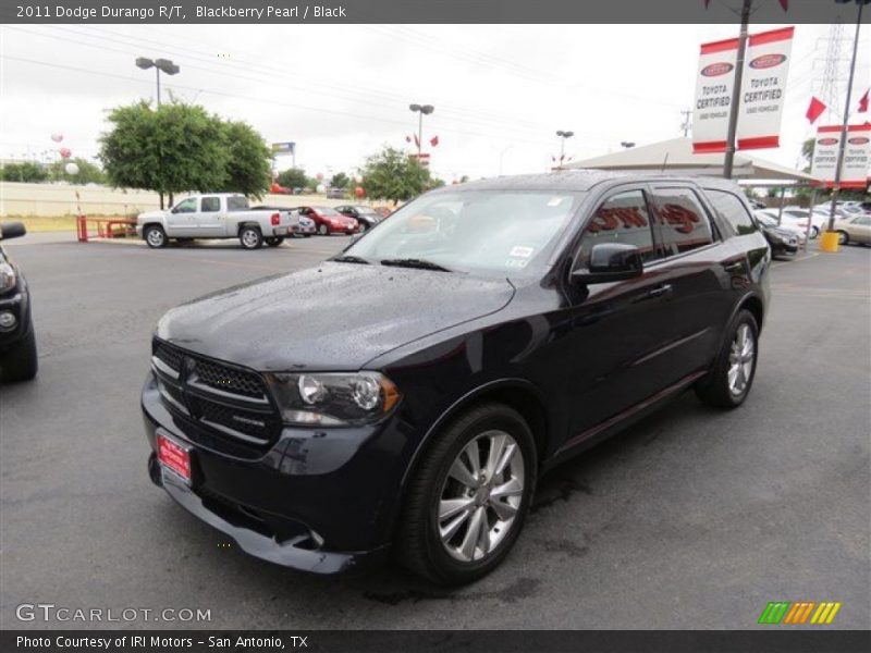 Blackberry Pearl / Black 2011 Dodge Durango R/T