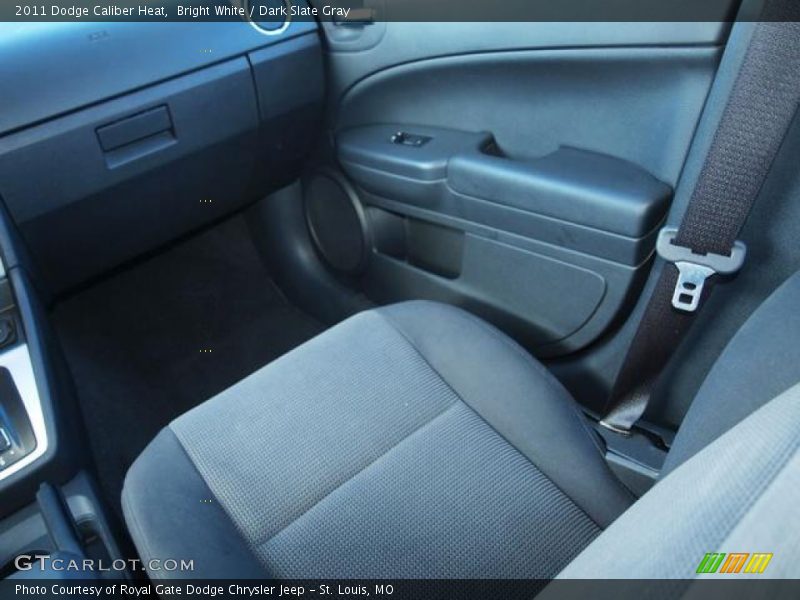 Bright White / Dark Slate Gray 2011 Dodge Caliber Heat