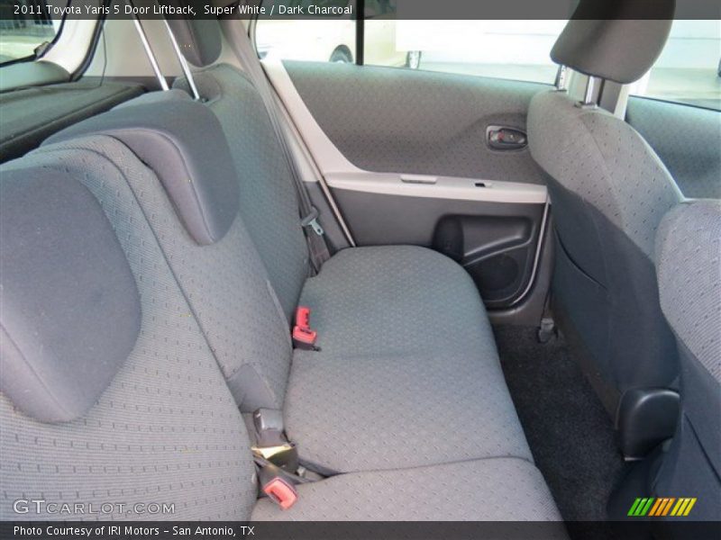Super White / Dark Charcoal 2011 Toyota Yaris 5 Door Liftback