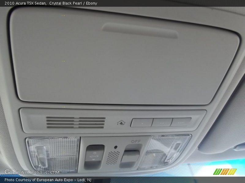 Crystal Black Pearl / Ebony 2010 Acura TSX Sedan