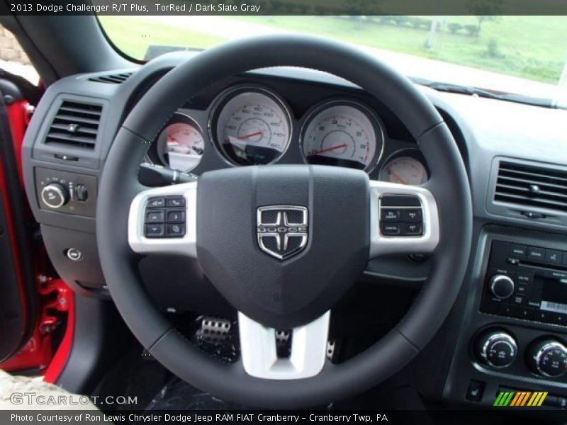 TorRed / Dark Slate Gray 2013 Dodge Challenger R/T Plus