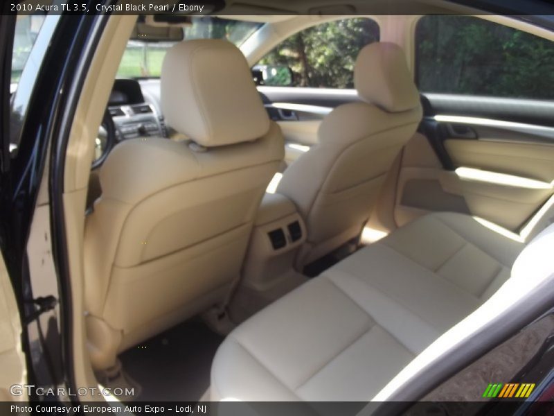 Crystal Black Pearl / Ebony 2010 Acura TL 3.5