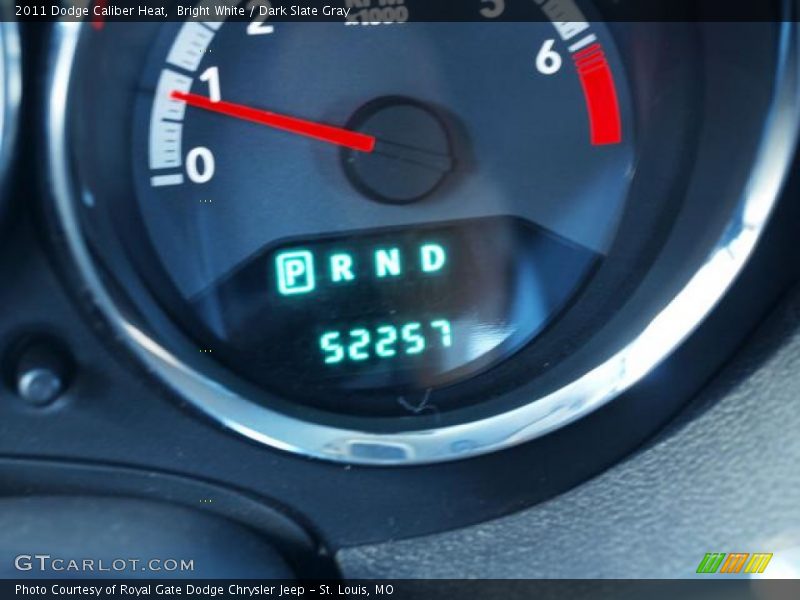 Bright White / Dark Slate Gray 2011 Dodge Caliber Heat