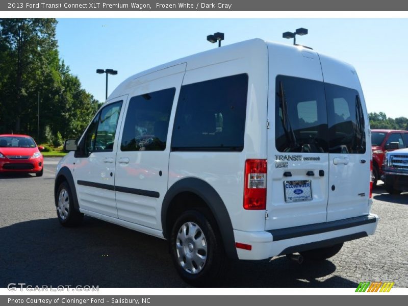 Frozen White / Dark Gray 2013 Ford Transit Connect XLT Premium Wagon