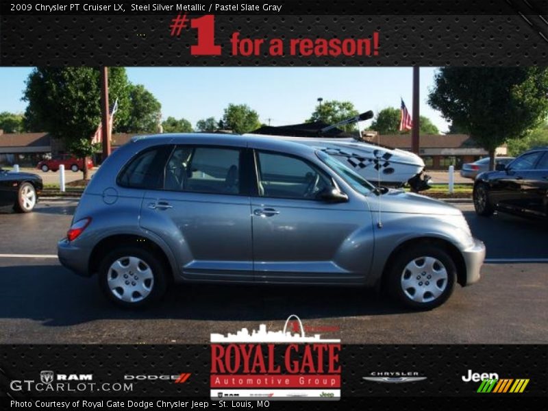 Steel Silver Metallic / Pastel Slate Gray 2009 Chrysler PT Cruiser LX