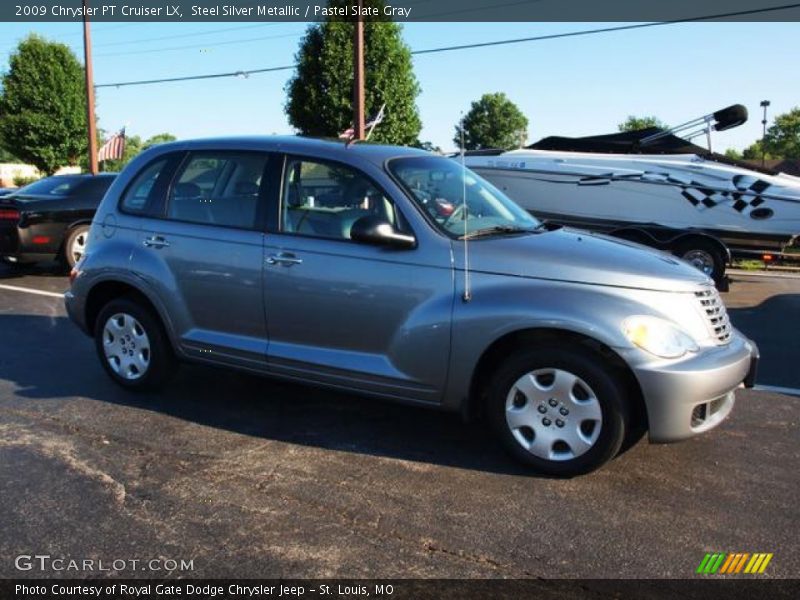 Steel Silver Metallic / Pastel Slate Gray 2009 Chrysler PT Cruiser LX