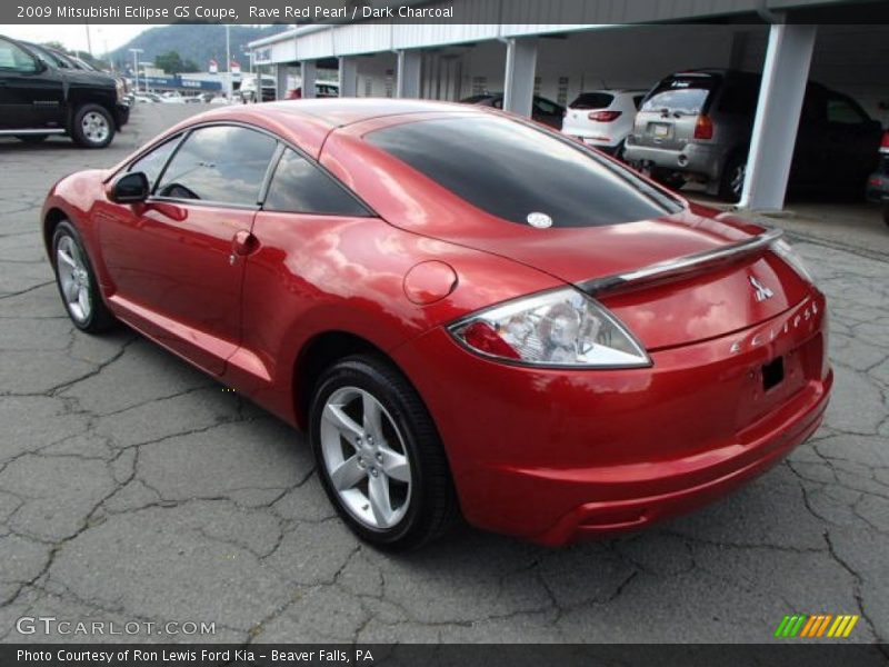 Rave Red Pearl / Dark Charcoal 2009 Mitsubishi Eclipse GS Coupe
