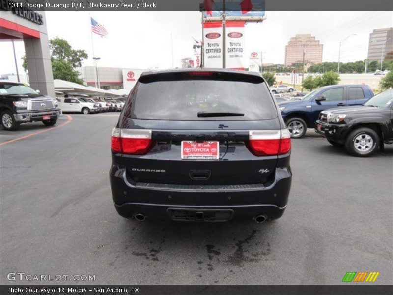 Blackberry Pearl / Black 2011 Dodge Durango R/T