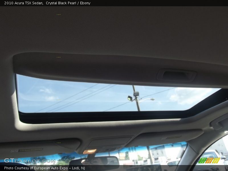 Crystal Black Pearl / Ebony 2010 Acura TSX Sedan