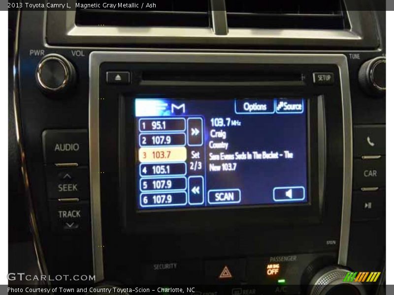 Magnetic Gray Metallic / Ash 2013 Toyota Camry L