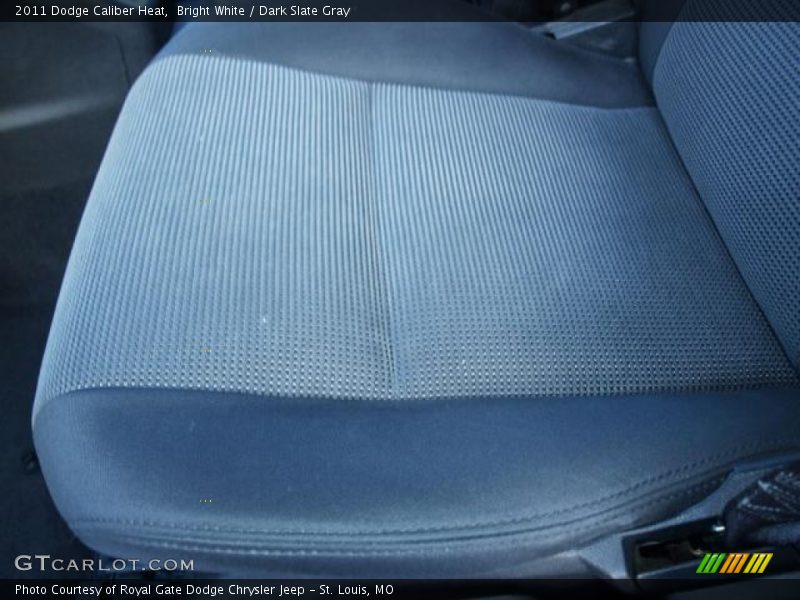 Bright White / Dark Slate Gray 2011 Dodge Caliber Heat