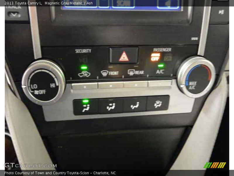 Magnetic Gray Metallic / Ash 2013 Toyota Camry L
