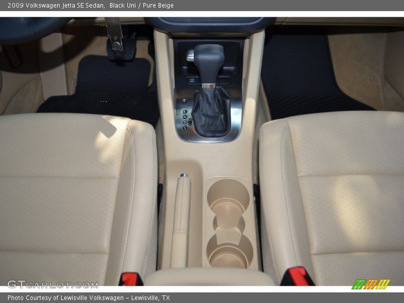 Black Uni / Pure Beige 2009 Volkswagen Jetta SE Sedan