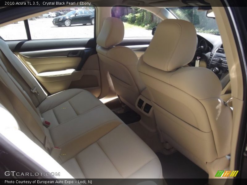 Crystal Black Pearl / Ebony 2010 Acura TL 3.5
