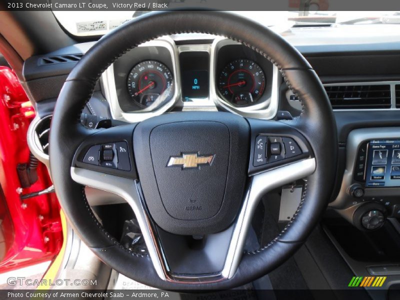 Victory Red / Black 2013 Chevrolet Camaro LT Coupe