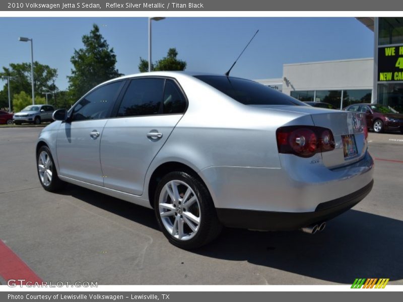 Reflex Silver Metallic / Titan Black 2010 Volkswagen Jetta S Sedan