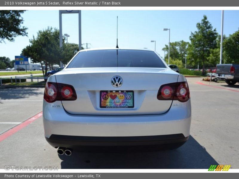Reflex Silver Metallic / Titan Black 2010 Volkswagen Jetta S Sedan