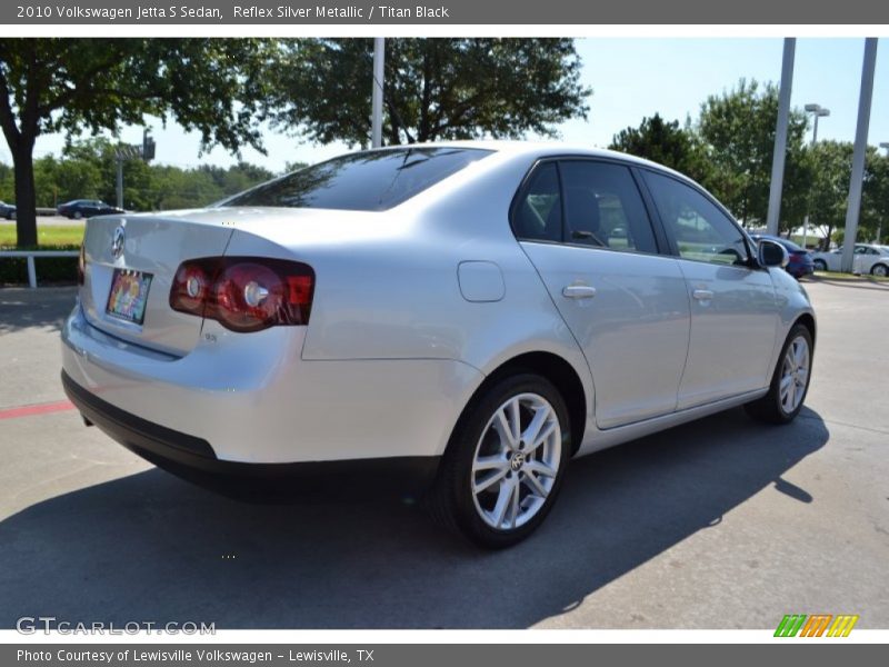 Reflex Silver Metallic / Titan Black 2010 Volkswagen Jetta S Sedan