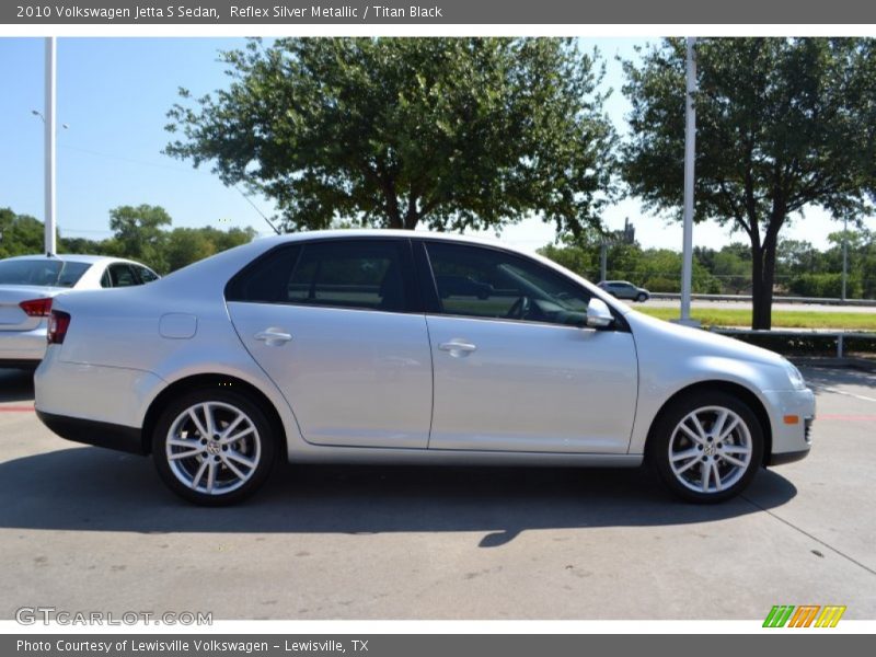 Reflex Silver Metallic / Titan Black 2010 Volkswagen Jetta S Sedan