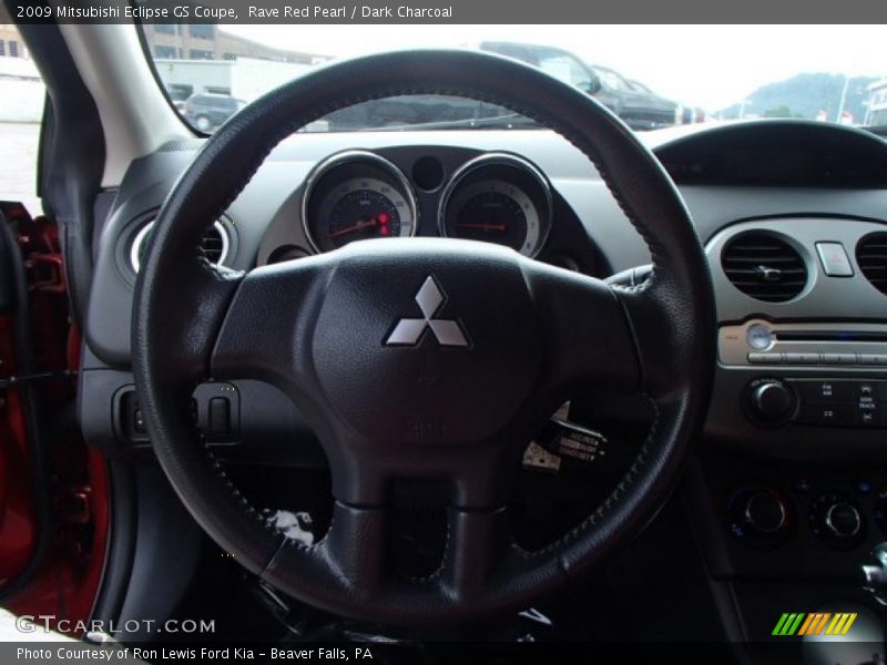 Rave Red Pearl / Dark Charcoal 2009 Mitsubishi Eclipse GS Coupe
