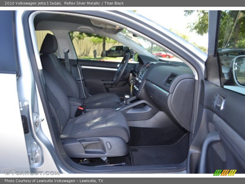 Reflex Silver Metallic / Titan Black 2010 Volkswagen Jetta S Sedan