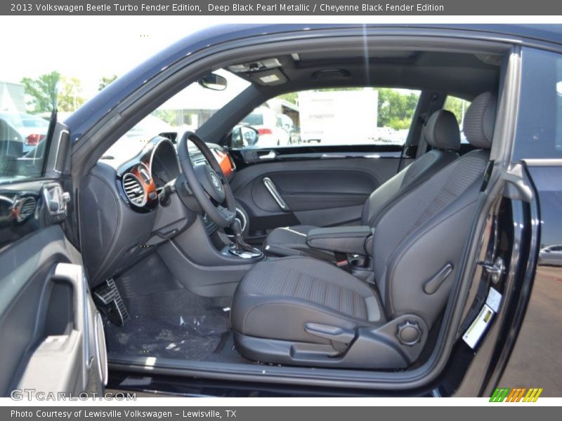 Front Seat of 2013 Beetle Turbo Fender Edition