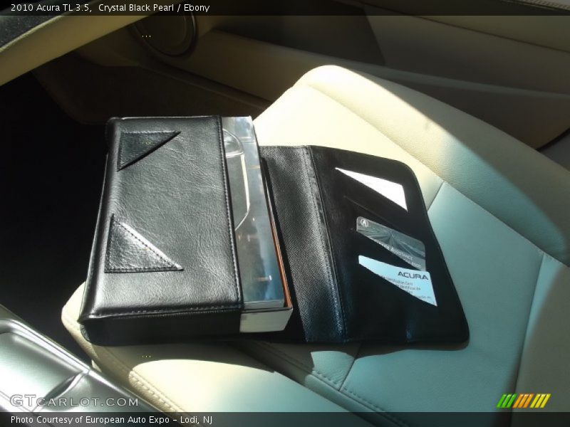 Crystal Black Pearl / Ebony 2010 Acura TL 3.5