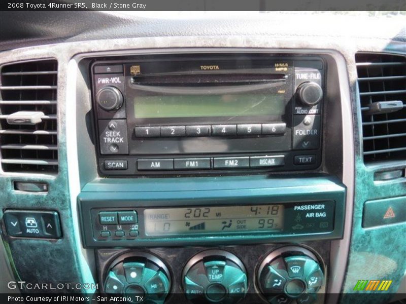 Black / Stone Gray 2008 Toyota 4Runner SR5