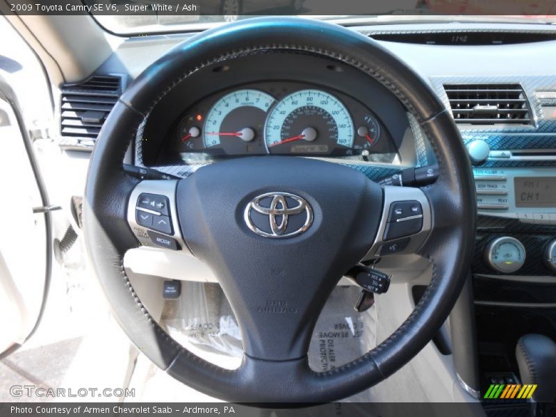 Super White / Ash 2009 Toyota Camry SE V6