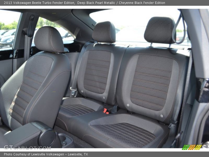 Rear Seat of 2013 Beetle Turbo Fender Edition
