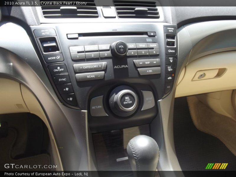 Crystal Black Pearl / Ebony 2010 Acura TL 3.5