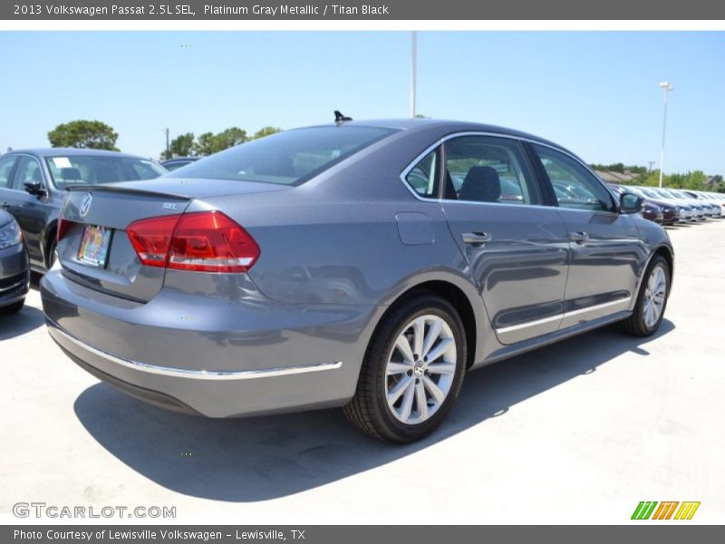 Platinum Gray Metallic / Titan Black 2013 Volkswagen Passat 2.5L SEL