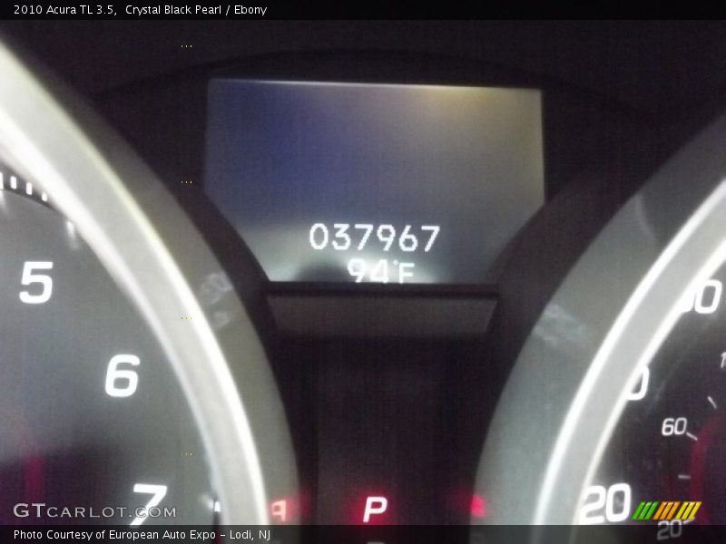 Crystal Black Pearl / Ebony 2010 Acura TL 3.5