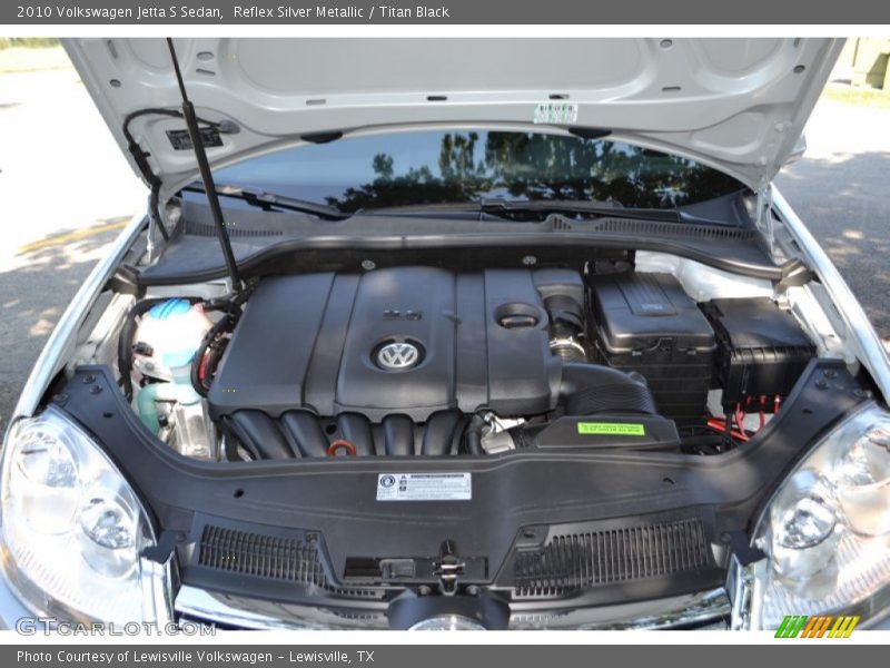Reflex Silver Metallic / Titan Black 2010 Volkswagen Jetta S Sedan