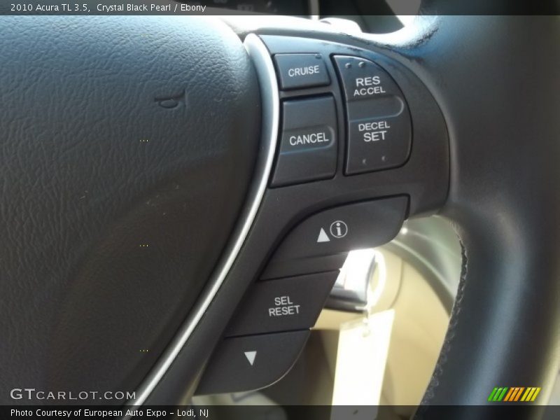 Crystal Black Pearl / Ebony 2010 Acura TL 3.5
