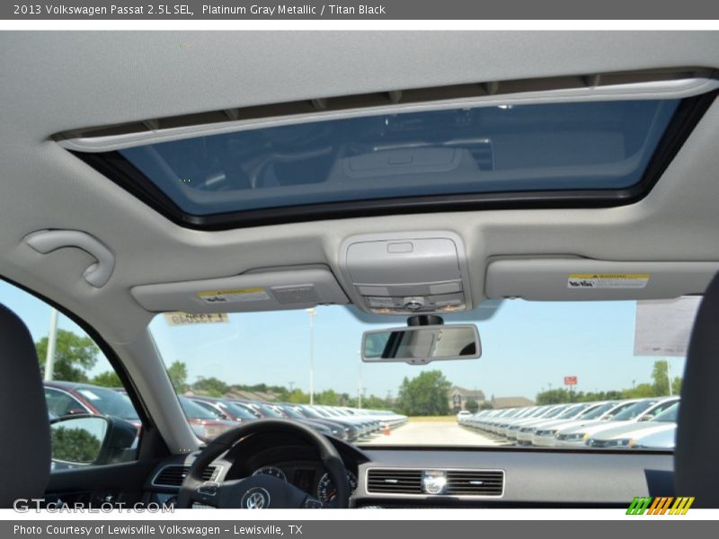 Platinum Gray Metallic / Titan Black 2013 Volkswagen Passat 2.5L SEL