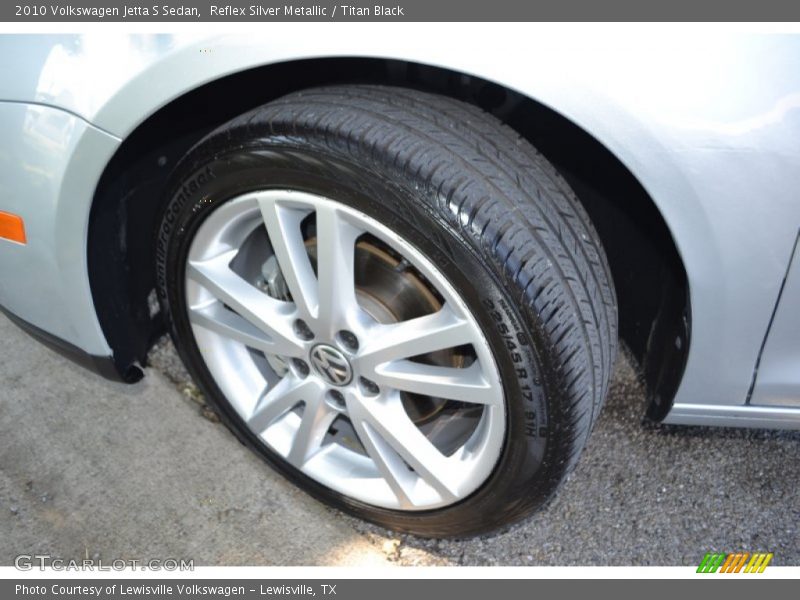 Reflex Silver Metallic / Titan Black 2010 Volkswagen Jetta S Sedan