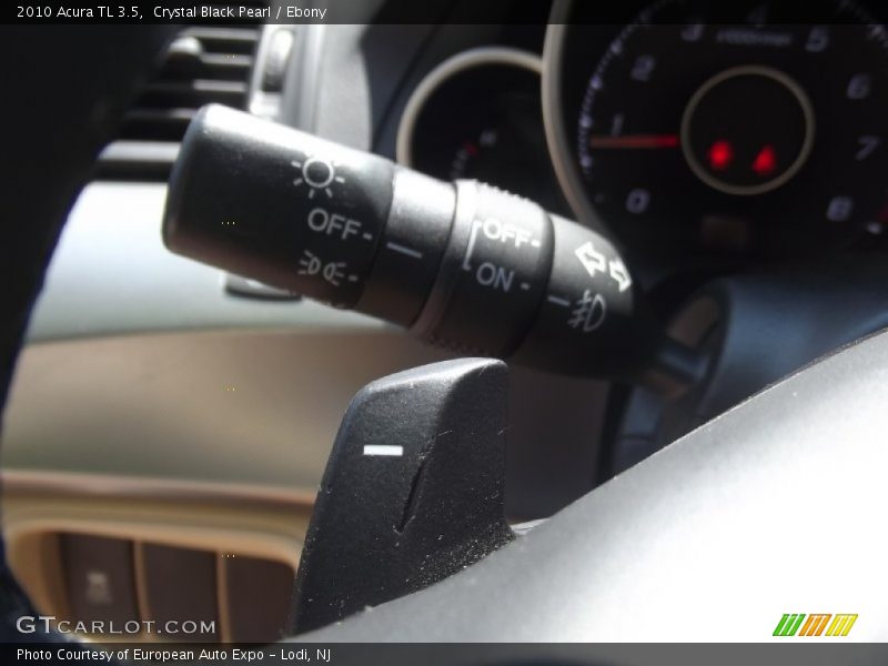 Crystal Black Pearl / Ebony 2010 Acura TL 3.5